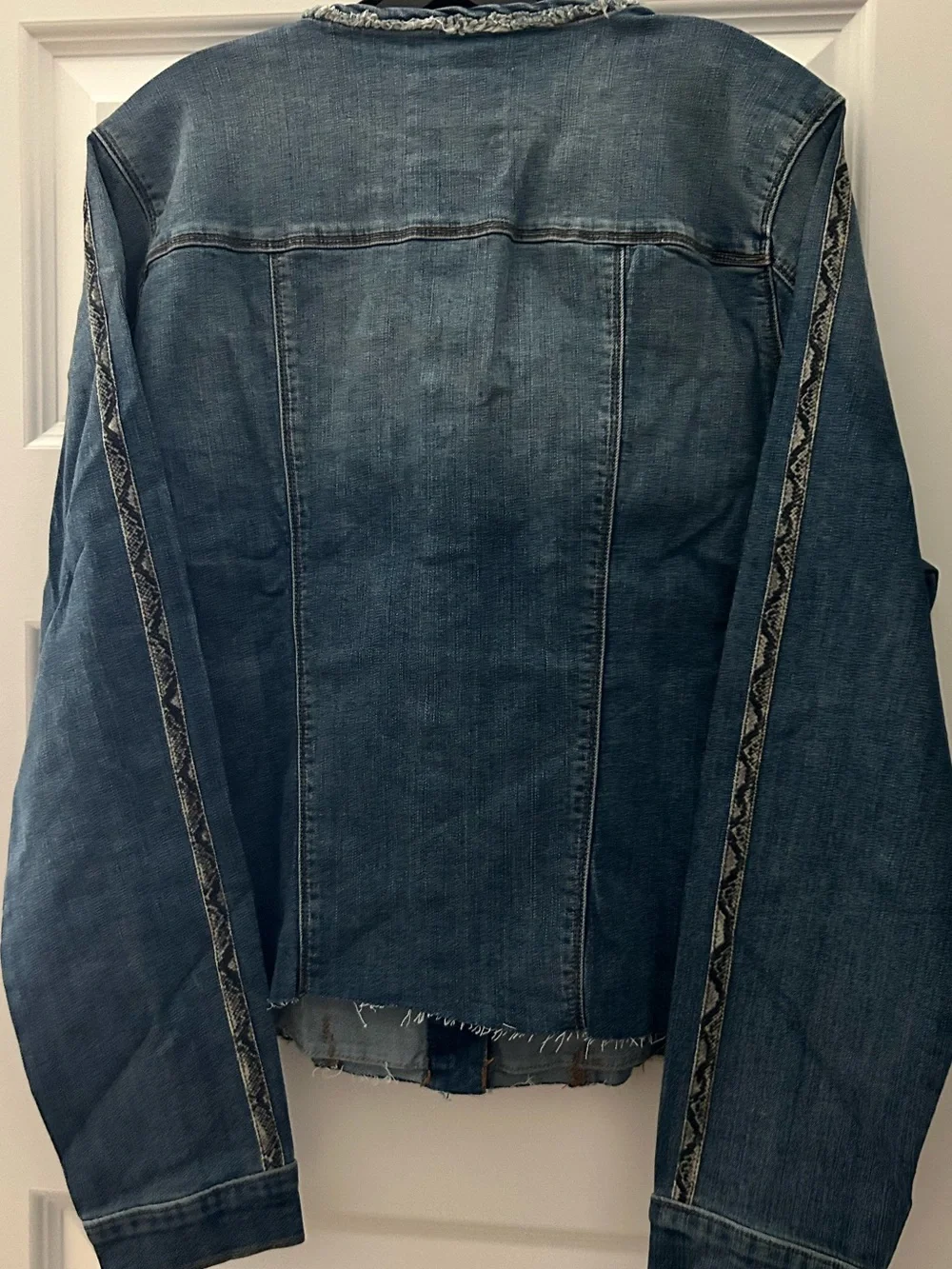 SKINNYGIRL NWT Denim Jean Jacket. P2P is 21 - Picture 8 of 8